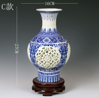 【陶瓷臺面花瓶雕刻花瓶 擺設 景德鎮瓷器 家居花瓶 陶瓷 花器 特價】價格,廠家,圖片,陶瓷工藝品,景德鎮市御云陶瓷-