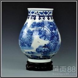 【景德鎮陶瓷花瓶擺件客廳插花官窯仿古青花瓷花瓶復古家居裝飾工藝品】-