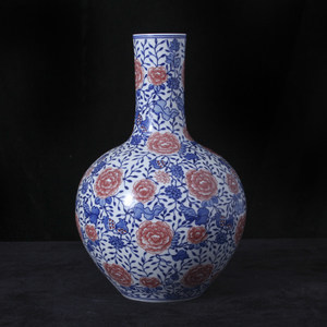 景德鎮(zhèn)純手繪青花瓷花瓶 傳統(tǒng)工藝與家居美學(xué)的完美融合