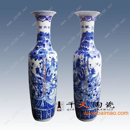 景德鎮陶瓷大花瓶 工藝與藝術的完美融合